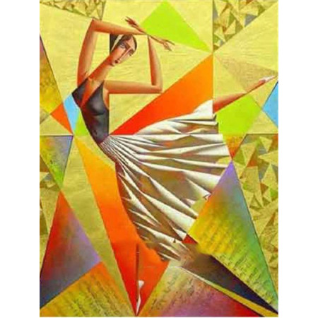  – Ballerina-Tänzerin im Picasso-Stil Diamond Painting Damen & Herren