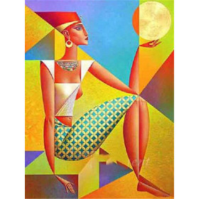  Donna egiziana in stile Picasso Diamond Painting Donne e Uomini