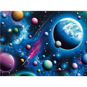  La Danse des Planètes Diamond Painting Planétes