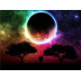  The Eclipse of Lovers Diamond Painting Planets