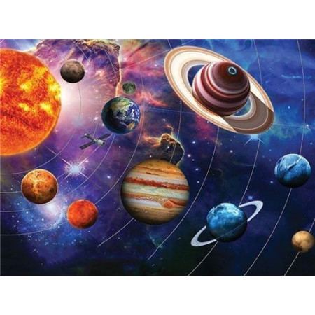  Das bewegte Universum Diamond Painting Planeten
