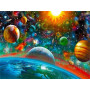  Le Cosmos Coloré Diamond Painting Planétes