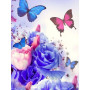  Schmetterlinge : L'Envolée Florale Diamond Painting Schmetterlinge
