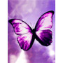  Papillon : Il sogno viola Diamond Painting Farfalle
