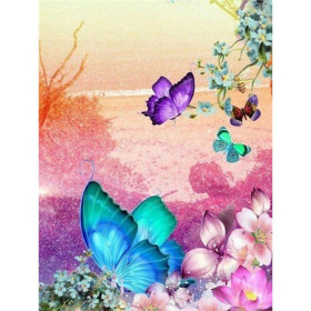  Schmetterlinge : Der erwachte Traum Diamond Painting Schmetterlinge