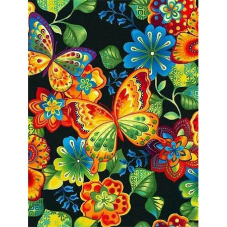  Le Jardin Folklorique Diamond Painting Papillons