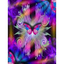  Butterflies : Psychedelic aura Butterfly Diamond Painting