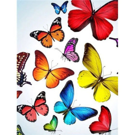  Le Ballet Aérien Diamond Painting Papillons