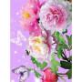  Magische Pfingstrosen und Schmetterlinge Diamond Painting Schmetterlinge