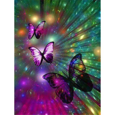 Galaktische Schmetterlinge Diamond Painting Schmetterlinge