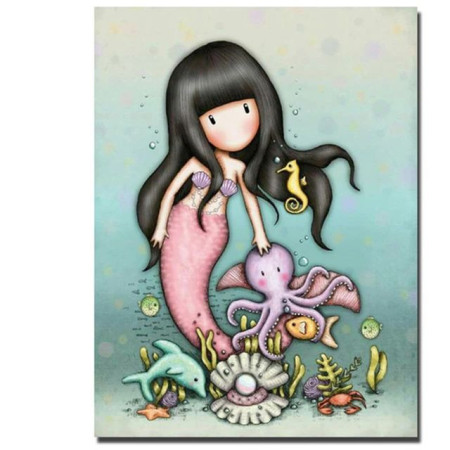  Girl Gorjuss: The Mermaid and her Friends Diamond Painting Gorjuss