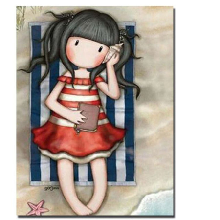  Girl Gorjuss: Das Lied der Muschel Diamond Painting Gorjuss