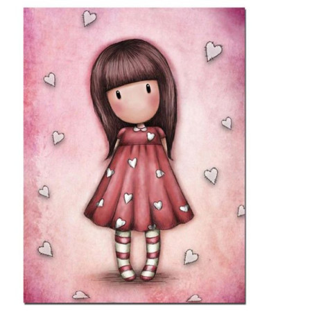  Girl Gorjuss: Rain of Hearts Diamond Painting Gorjuss