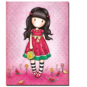  Girl Gorjuss: Watermelon Sweetness Diamond Painting Gorjuss