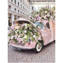  Flowers and Car Diamond Painting Flowers