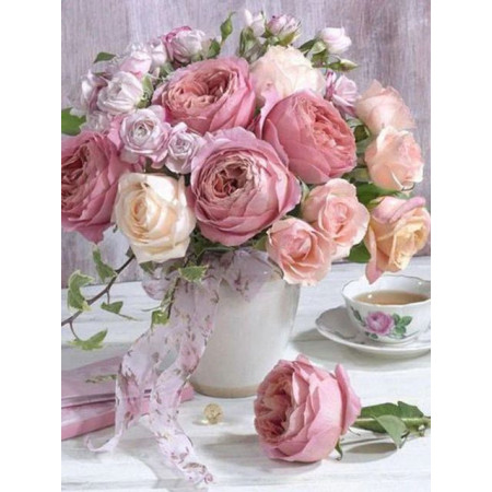  Jolie Rose Diamond Painting Fleurs