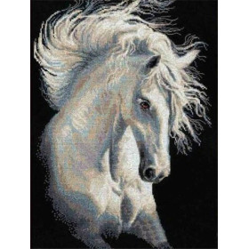 Paard: De Ivoren Sparkle Diamond Painting Paarden
