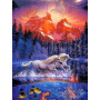  Paard: De rit van twee werelden Diamond Painting Paarden