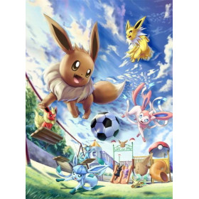   Jour de Jeu des Évolitions Diamond Painting Pokémon