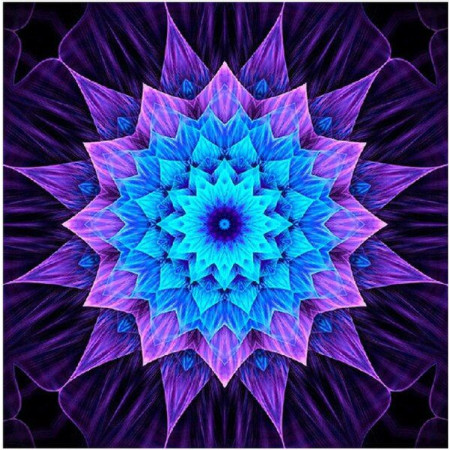  Mandala di fiori celestiali Diamond Painting astratta