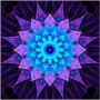  – Himmlisches Blumenmandala Abstraktes Diamond Painting