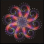  Cosmic Spiral Mandala Abstract Diamond Painting