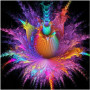  Floraison Abyssale Diamond Painting Abstrait