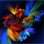  Floral Fireworks Abstract Diamond Painting