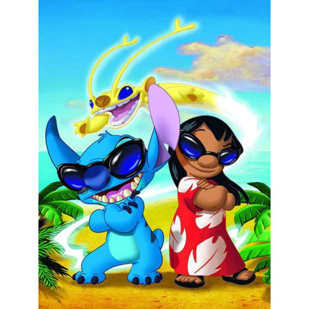  Lilo & Stitch: Atteggiamento Cool Diamond Painting Disney