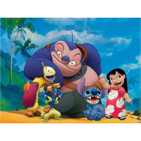 Pittura diamante Lilo & Stitch: Ohana Diamond Painting Disney