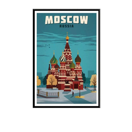  Vintage Moscou Diamond Painting Villes & Villages
