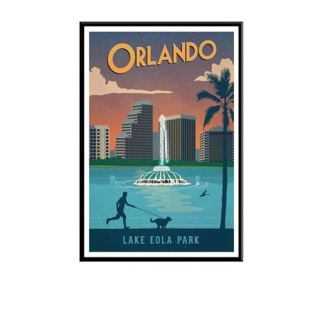  Vintage Orlando Landscape Diamond Painting Cities & Villages