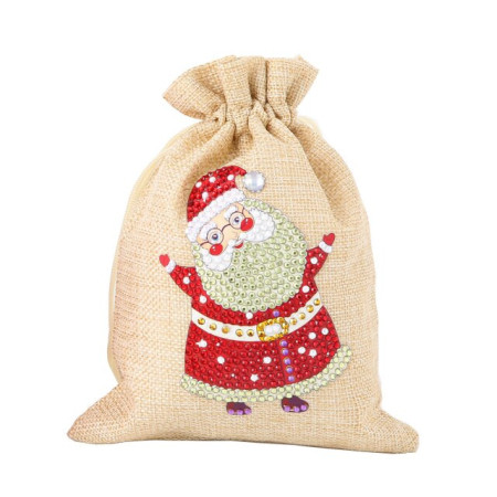  Christmas Candy Bag in  Santa Claus Diamond Painting Christmas