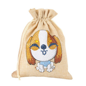  Sacchetto di caramelle natalizie  Nuvola Cagnolino Diamond Painting di Natale