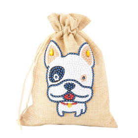  Sac À Bonbons Noël En Peinture Diamant Bulldog Diamond Painting Noël