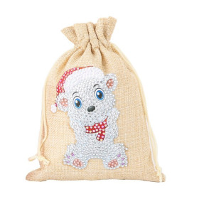  Sac À Bonbons Noël En Peinture Diamant Puppy Diamond Painting Noël