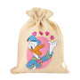  Donald Duck  Kerst Snoepzak Diamond Painting Kerstmis