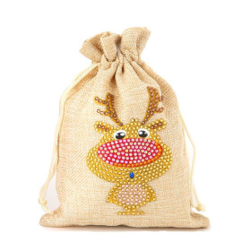  Christmas Candy Bag in  Deer Diamond Painting Christmas