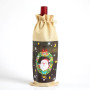  Wijnof champagnefleszak in  2 Diamond Painting Kerstmis
