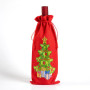  Wijnof champagnefleszak in  6 Diamond Painting Kerstmis