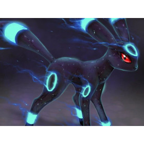   L'Aura Électrique de Noctali Diamond Painting Pokémon