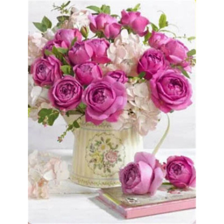  Bouquet Rosa Diamond Painting Fiori