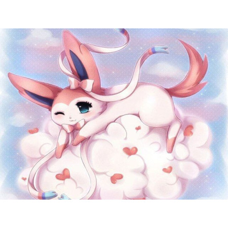  Pokémon Sylveons zoete mijmering Diamond Painting Pokémon