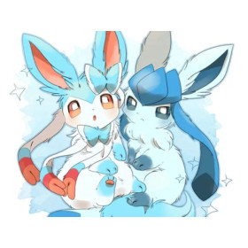  Duo de Glace et de Rêve Diamond Painting Pokémon