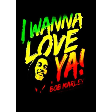  Bob Marley "I Wanna Love Ya" Diamond Painting Bob Marley