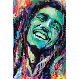  Vibration Positive Diamond Painting Bob Marley