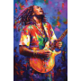  Bob Marley, legende van de reggae Diamond Painting Bob Marley