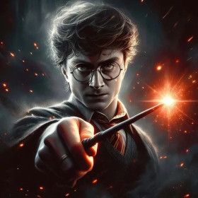 Le Sortilège du Survivant Diamond Painting Harry Potter