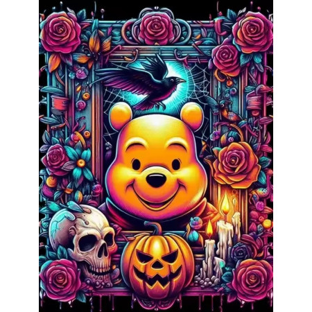  Winnie l'Gothique d'Halloween Diamond Painting Halloween