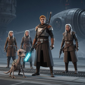  L'Ordine di Cal Kestis Pittura a diamante Star Wars